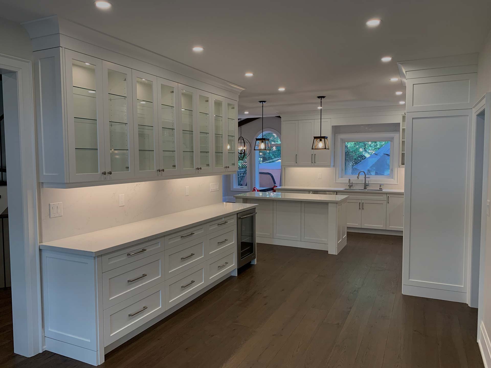 a custom built kitchen by morra fine cabinetry